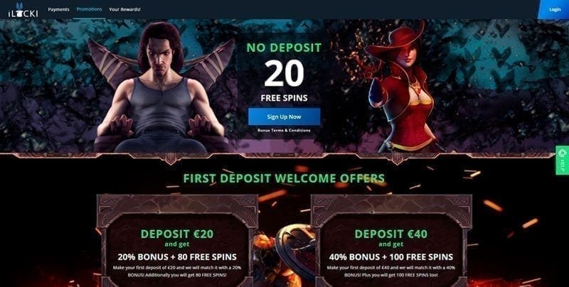 iLucki Casino Free Spins