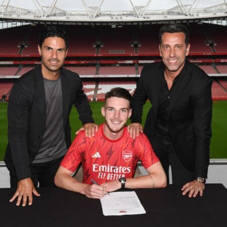 Arsenal have announced the signing of Declan Rice