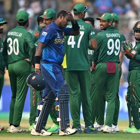 Bangladesh beat Sri Lanka in a controversial game